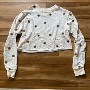 Mighty Fine cropped sweater- size: S